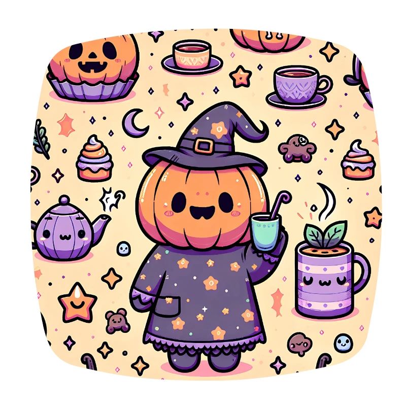 Funny Halloween Pumpkin Pattern
