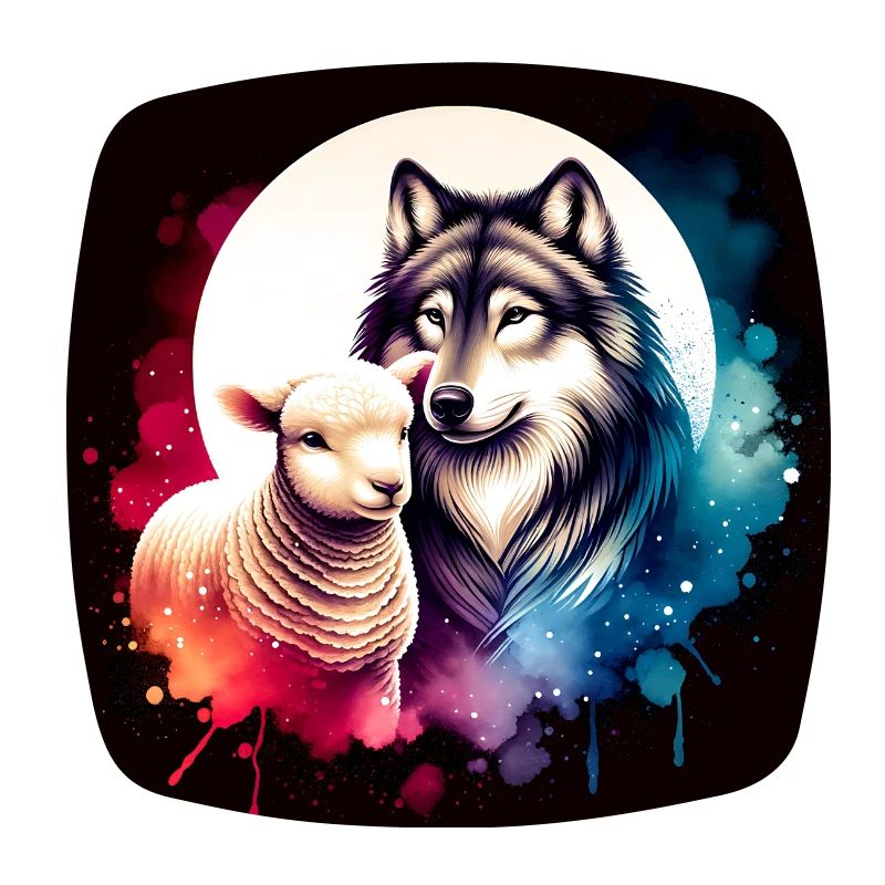 Wolf und Lamm in Liebe und Freundschaft