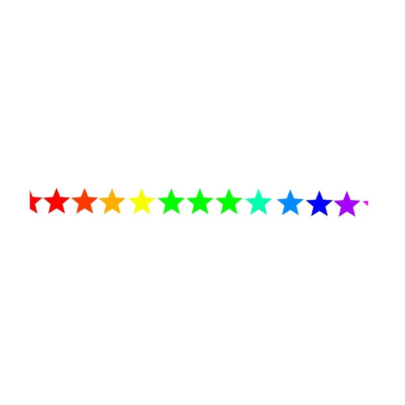Sterne Regenbogen bunt Geschenkidee