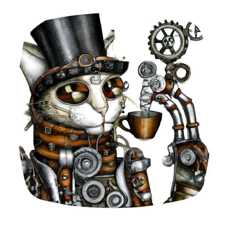 Steampunk Katze