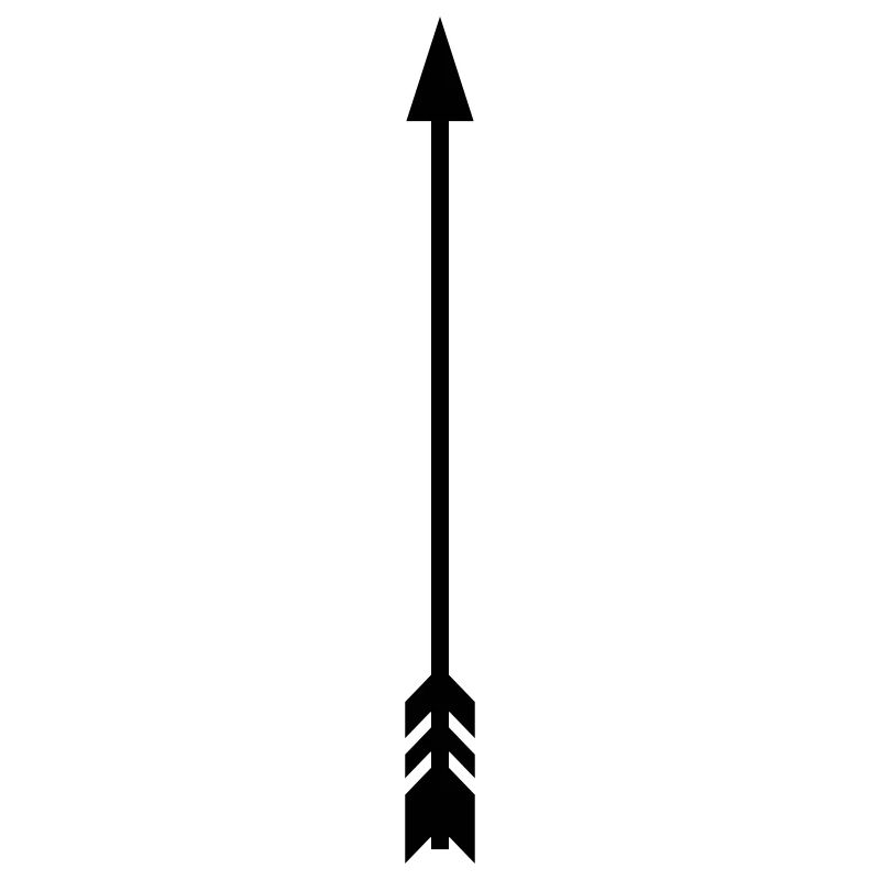Arrow with Frame Vector