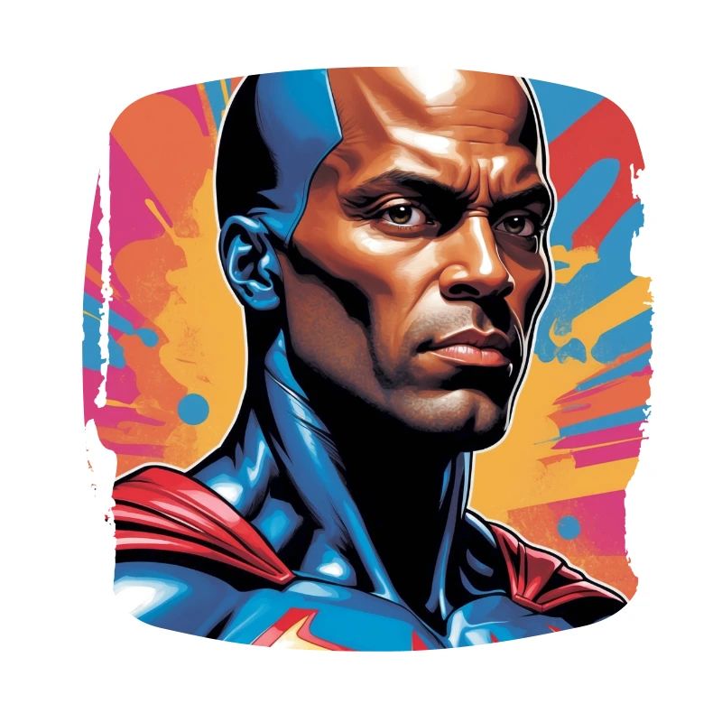 Porträt eines Sci-Fi-Superhelden