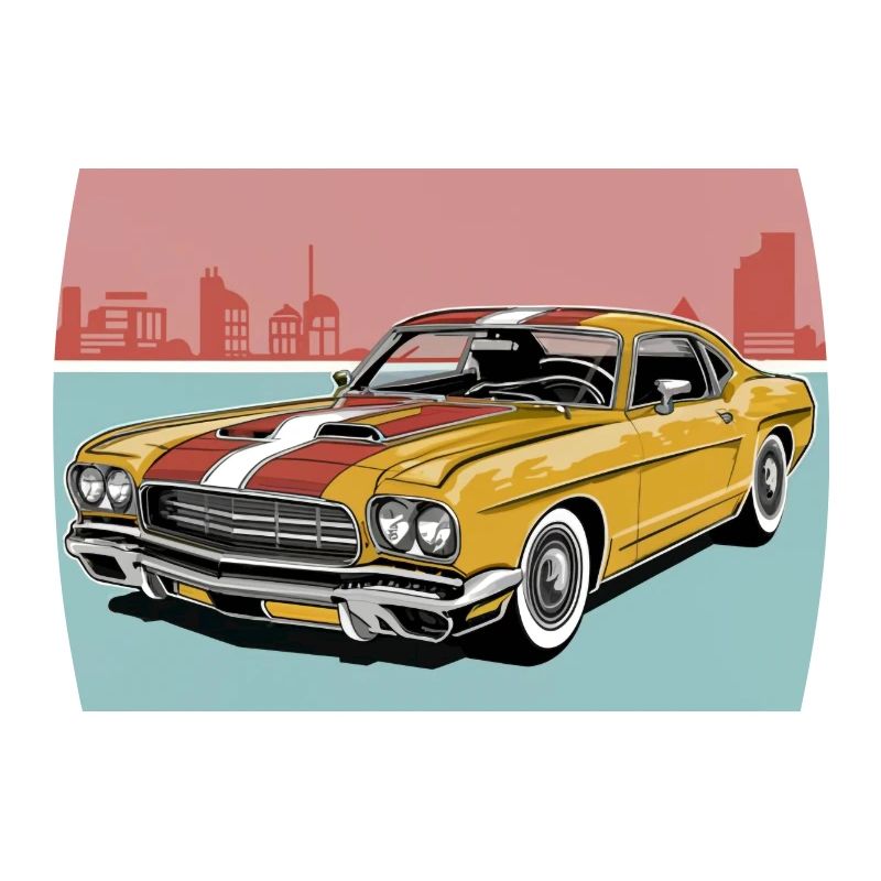 Retro muscle car 2