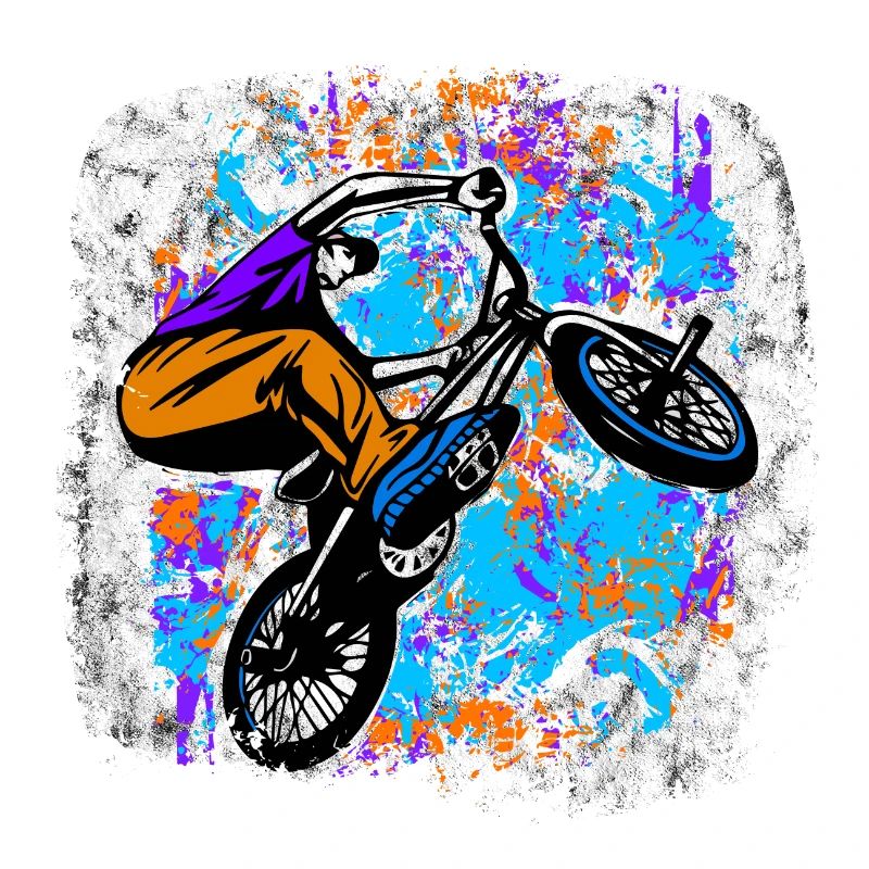 Affiche cool de BMX