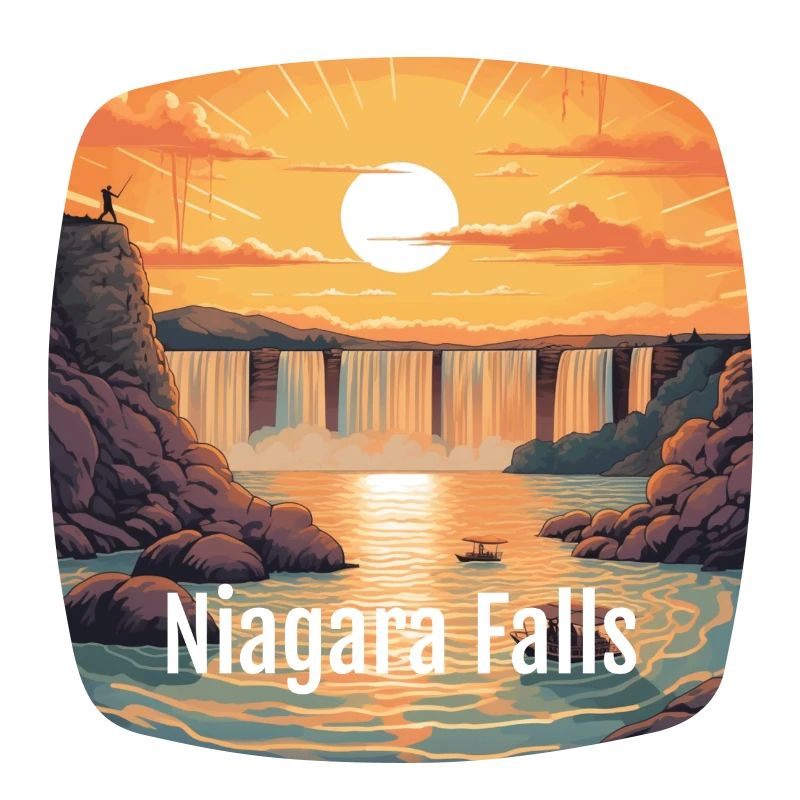 Niagara falls Sunset
