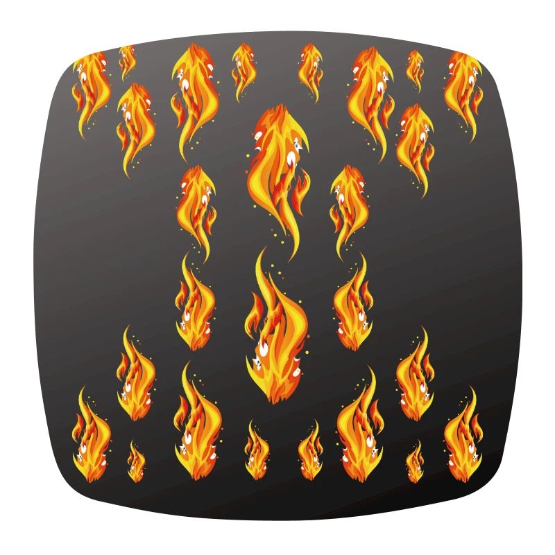 Multi-flame from top to bottom