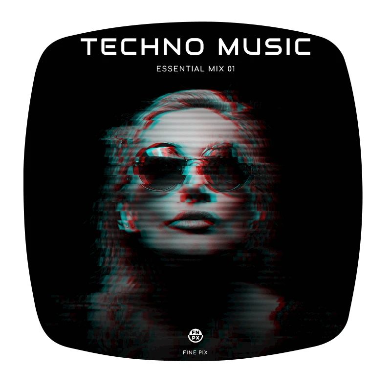 Glitch de musique techno
