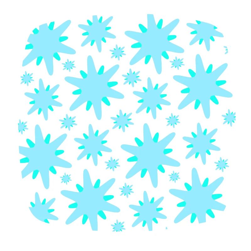 Blue Stars Pattern