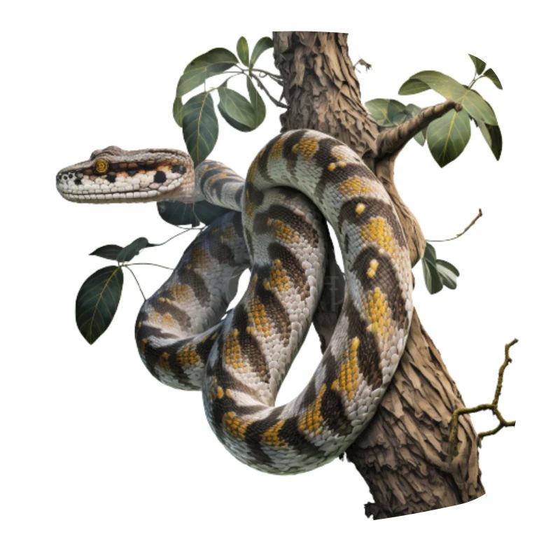 Python dans l’arbre : un animal majestueux