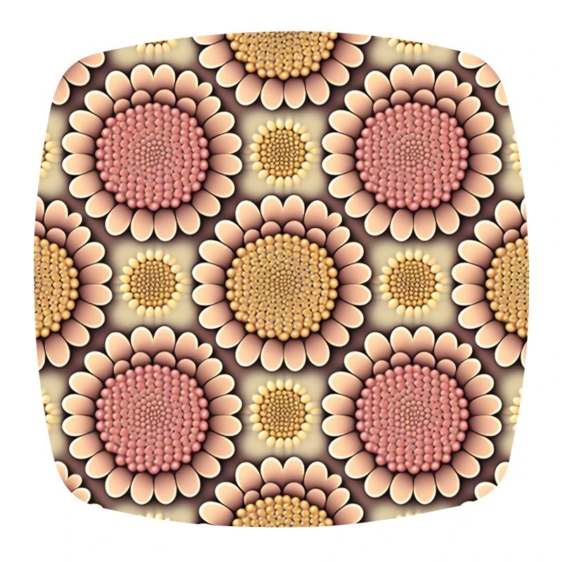 Sunflower Pattern - Pastel Colors