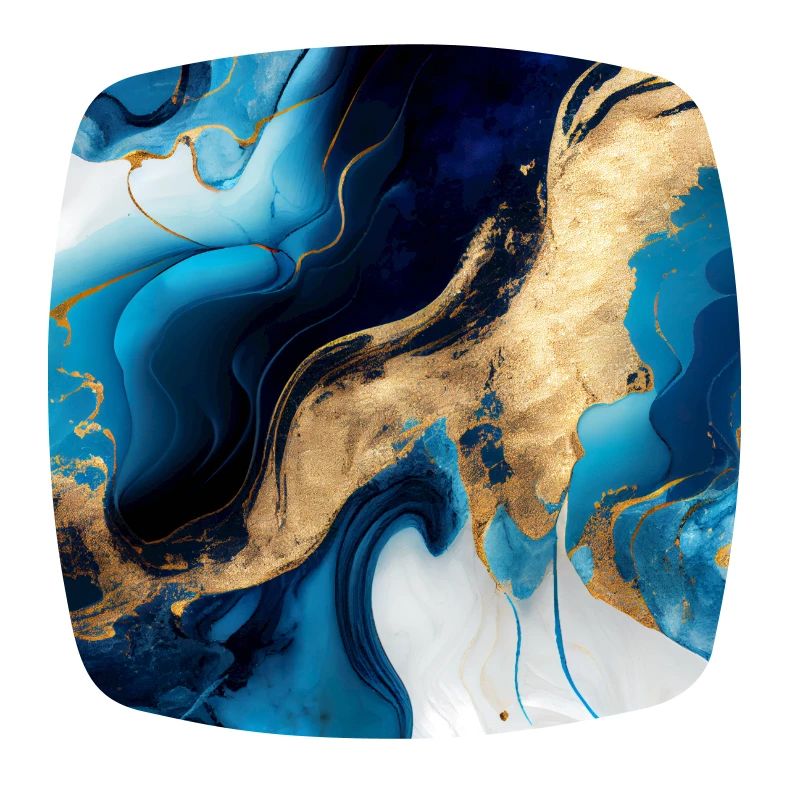 Blauer moderner Marmor