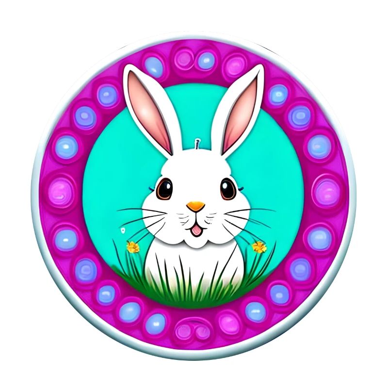 White Easter Flower Meadow