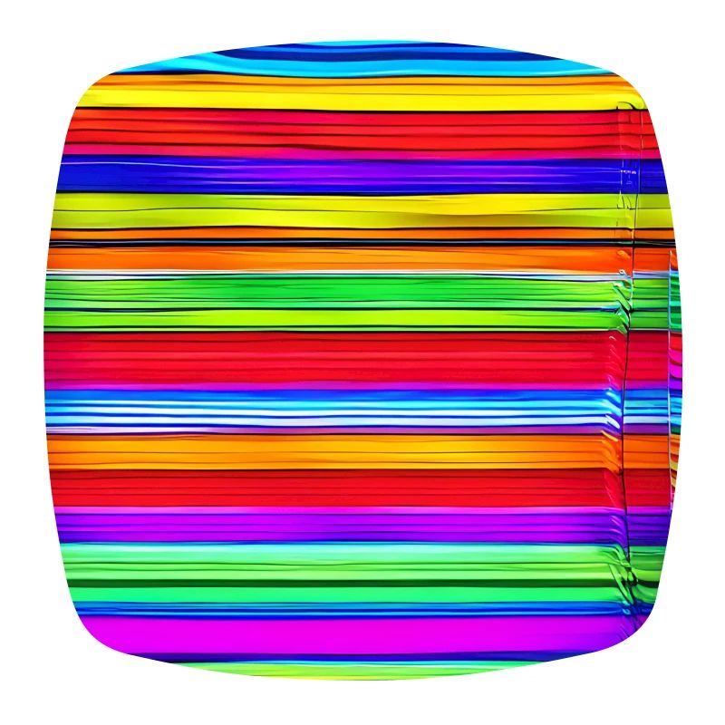 horizontal thin strips of crazy colors
