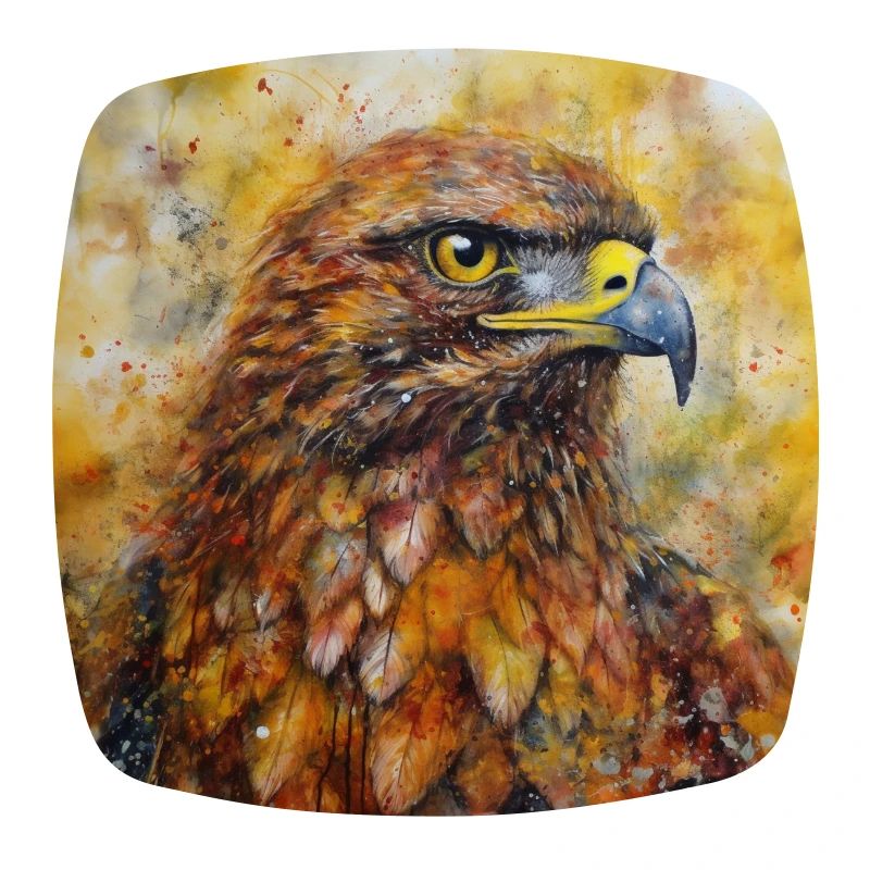 Modern & Colourful Eagle Wall Art by Bodhi