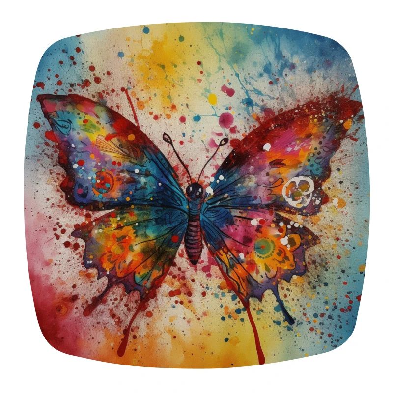 Colourful Butterfy Art