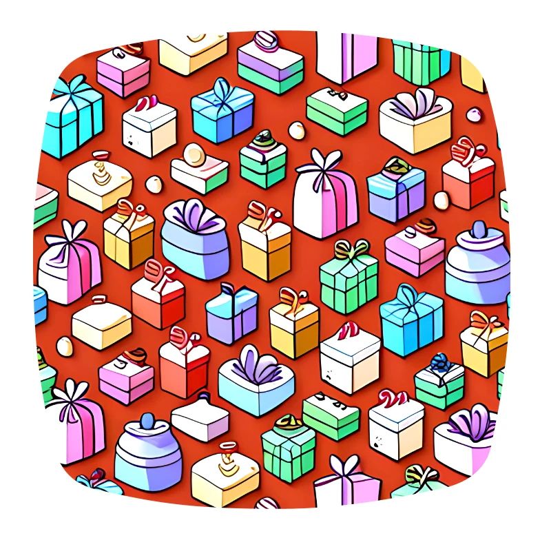 Colorful Presents Pattern