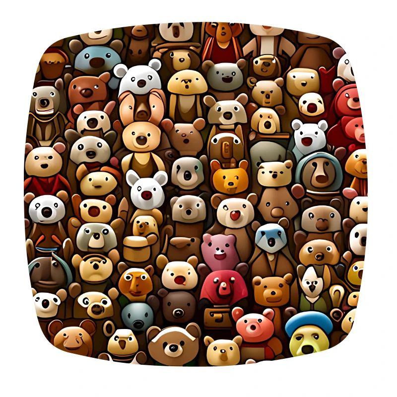 Kuschelige Teddybären Muster