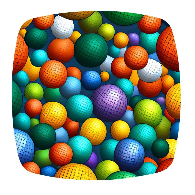 Rainbow Mosaic Spheres