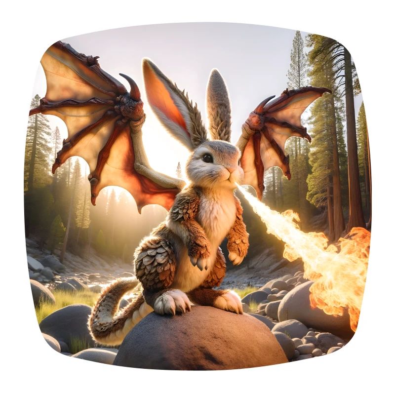 Fire Breathing Bunny Dragon #12