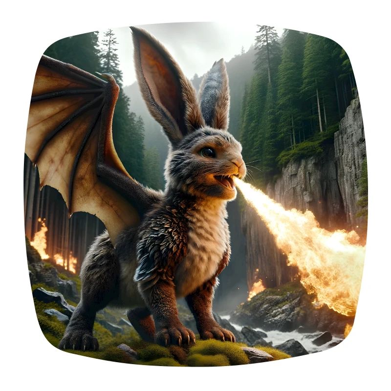 Dragon lapin cracheur de feu #13