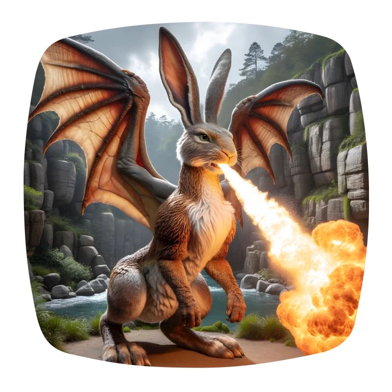 Dragon lapin cracheur de feu #09