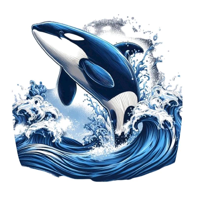 Blauer Orca