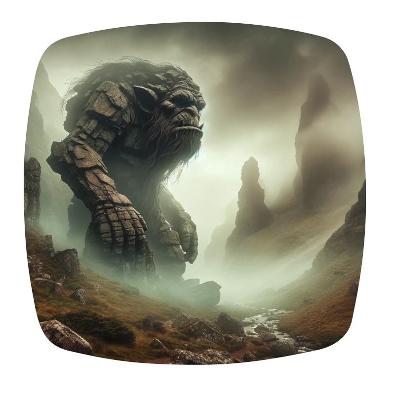 Troll dans le brouillard