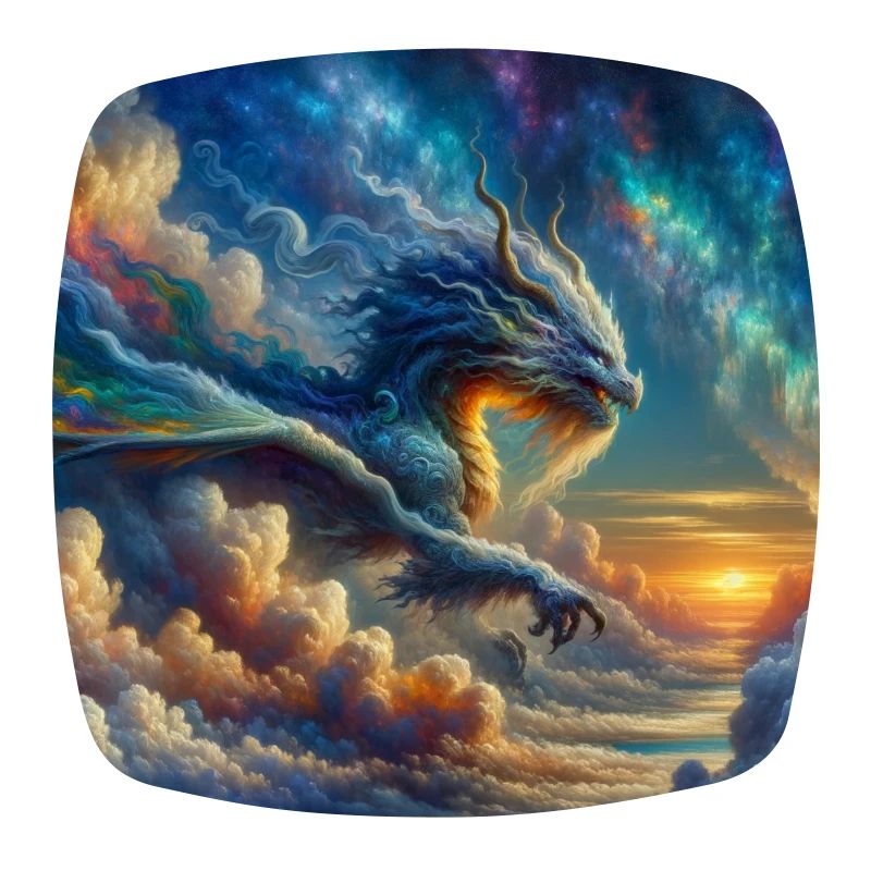 Dragon in clouds