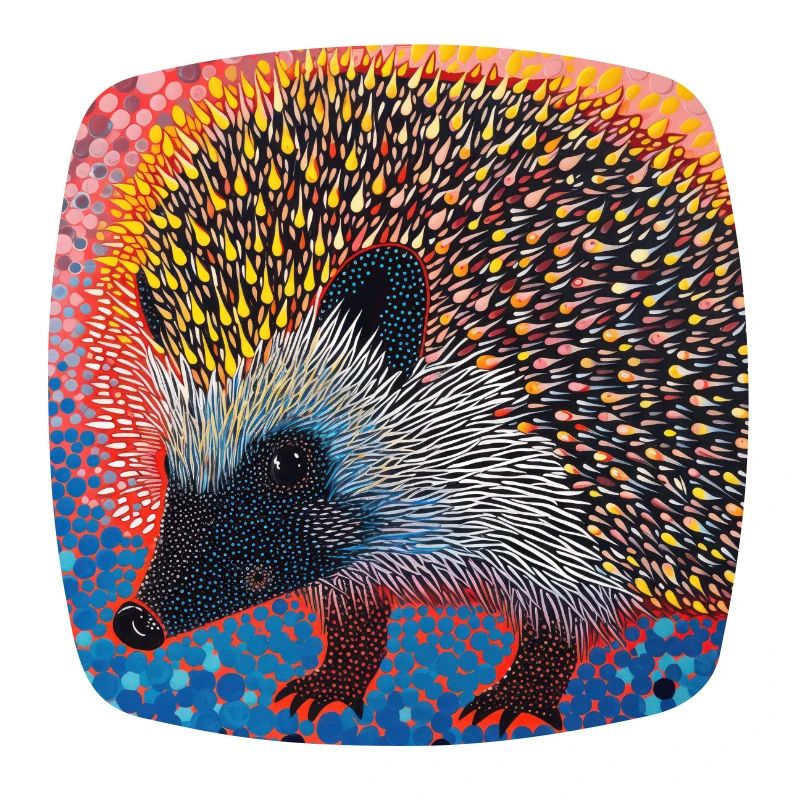 igel, bunt, tier, geschenk, geschenkidee