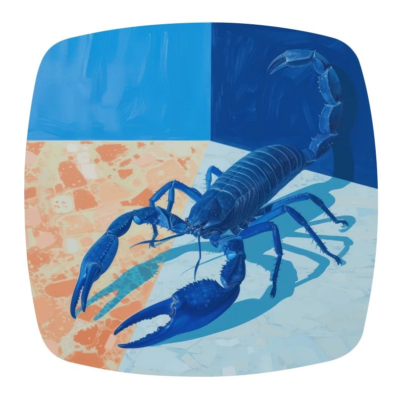 scorpion, bunt, tier, geschenk, geschenkidee