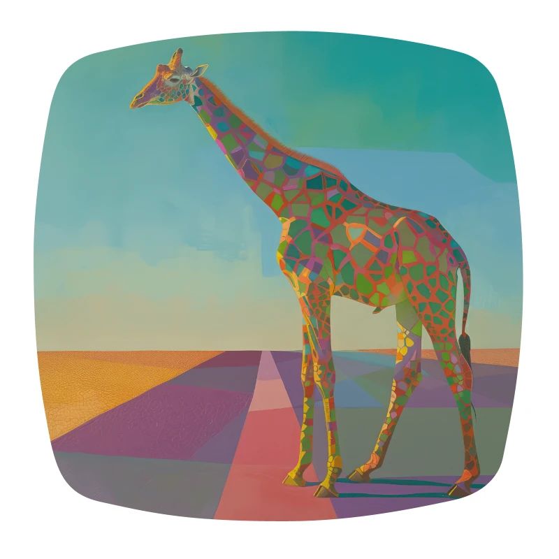 giraffe, bunt, tier, geschenk, geschenkidee