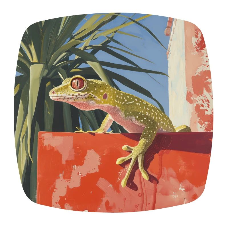 gecko, echse, bunt, tier, geschenk, geschenkidee