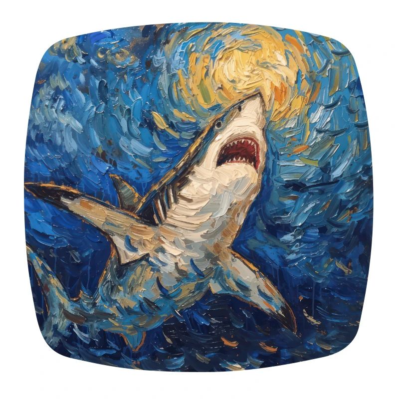 Requin, Requin, Poisson, Van Gogh, Nuit étoilée