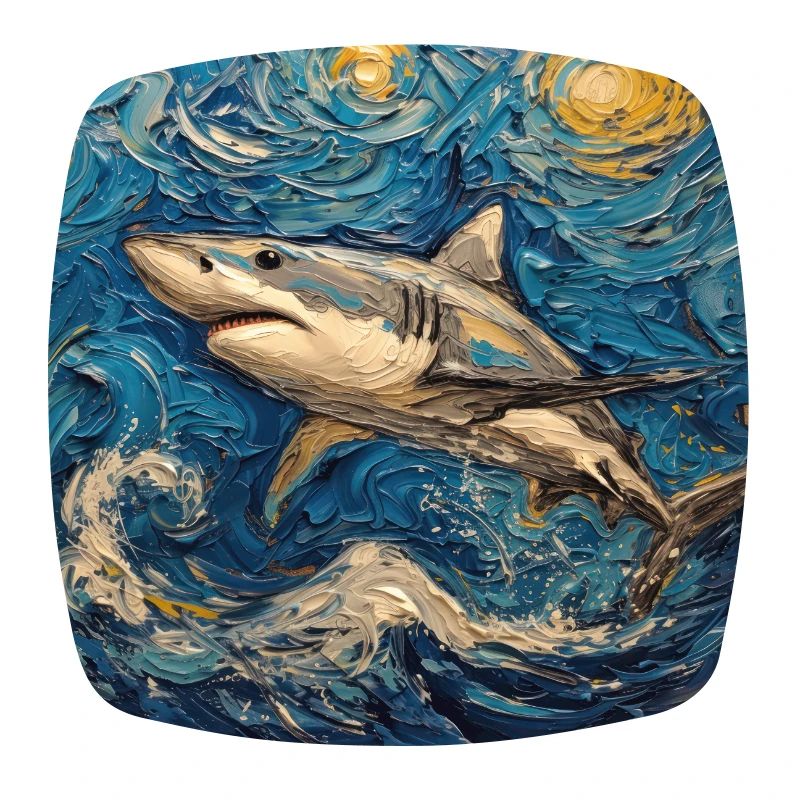 Requin, Requin, Poisson, Van Gogh, Nuit étoilée
