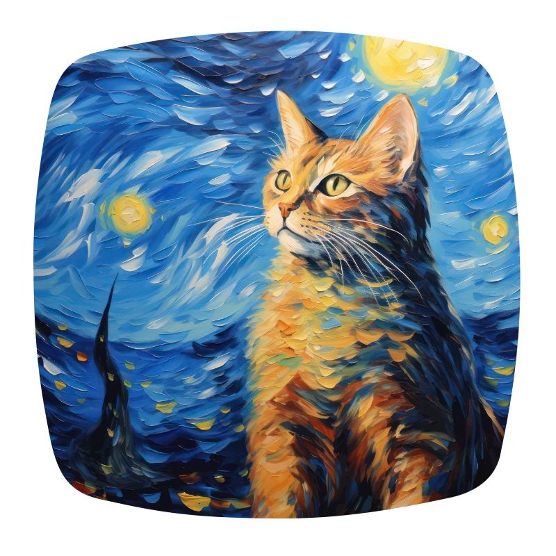 Chat, Motif De Chat, Van Gogh