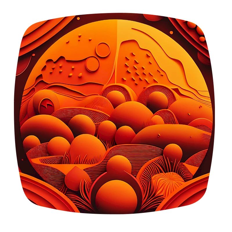 Rote Landschaft