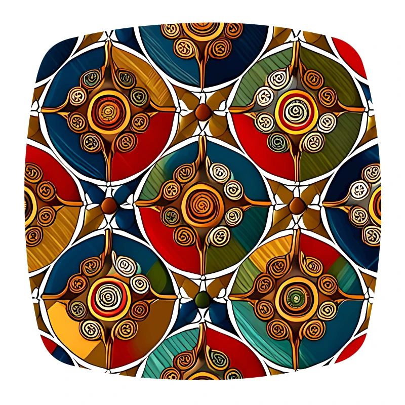 Modernes Ajrakh-Muster