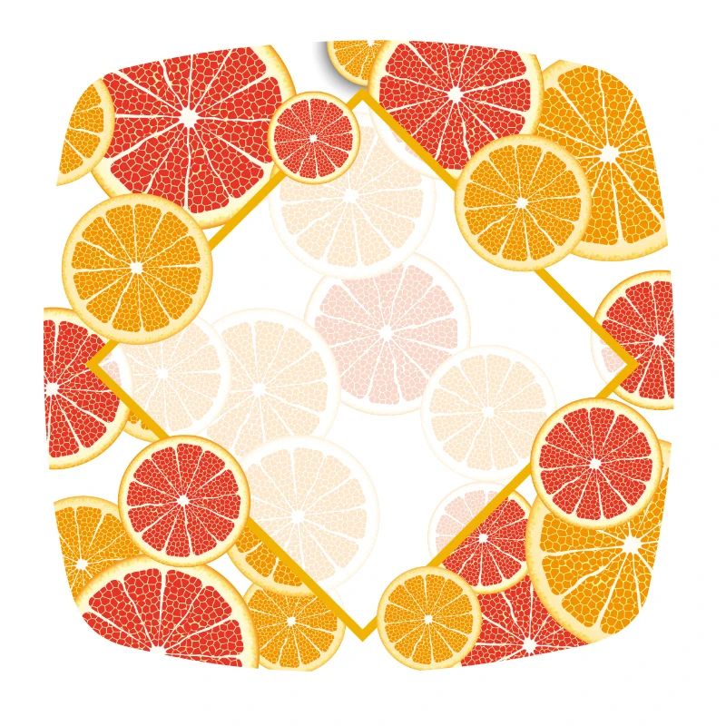 Fenêtre orange pamplemousse