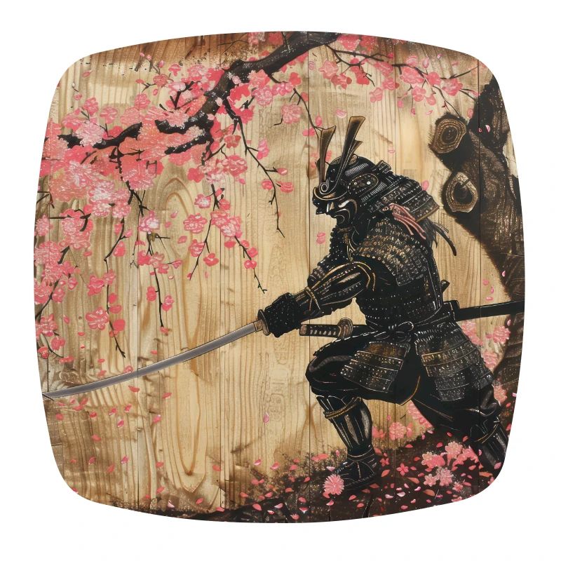 Japanisch Samurai Kirschblüte Kunst Ukiyo-E