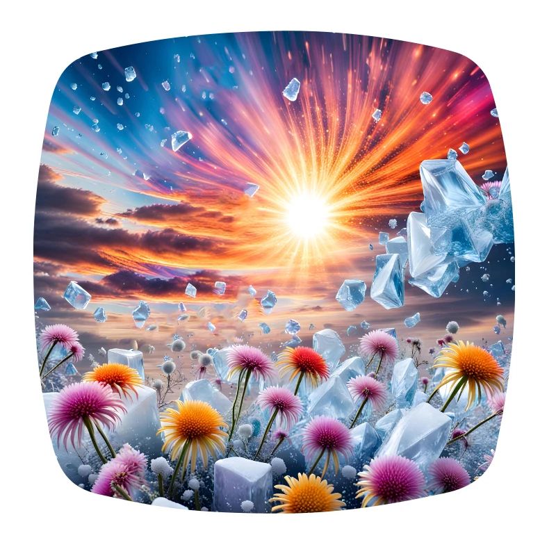 Fleur Coucher de soleil