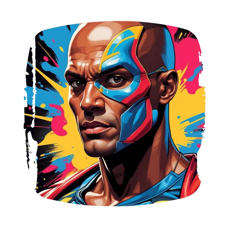 Porträt eines Sci-Fi-Superhelden