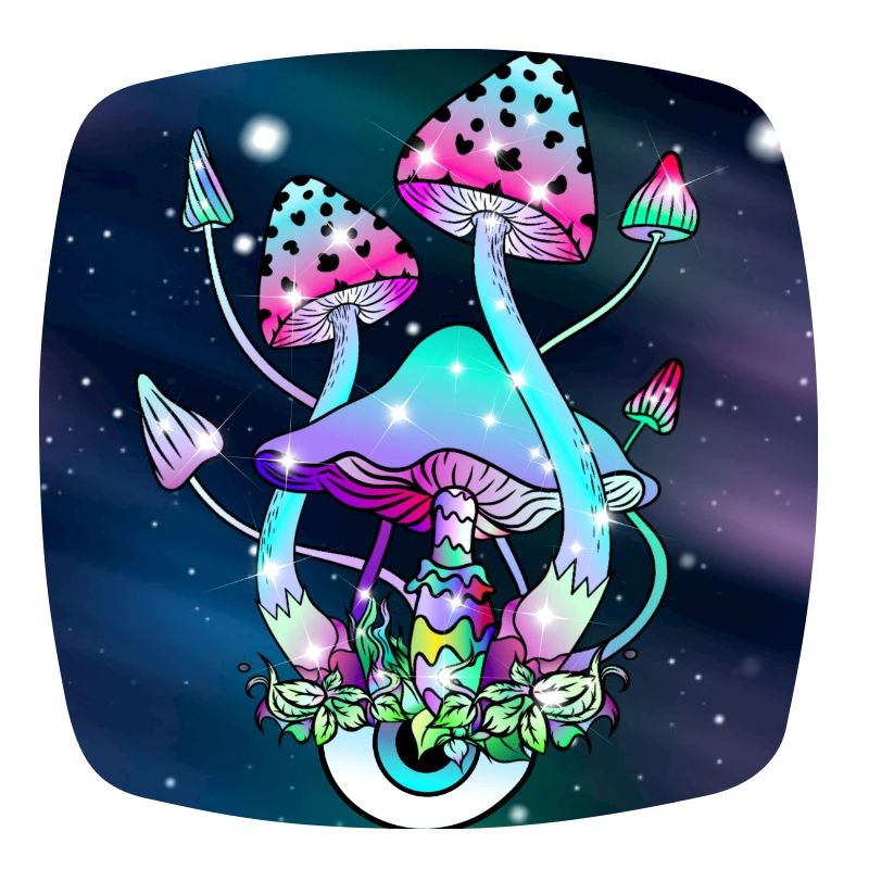 Champignons magiques Art spatial