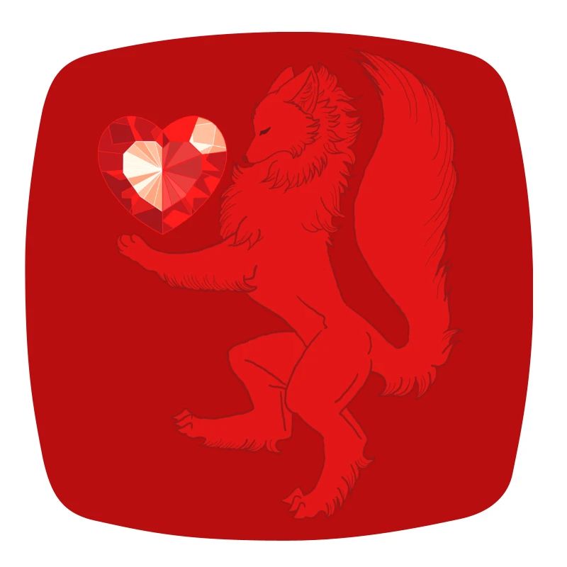 Heraldisch (Hintergrund, rot)