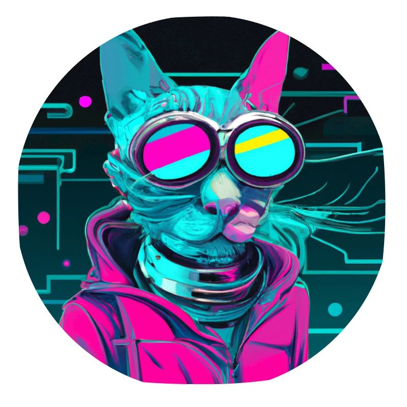 Chat élégant