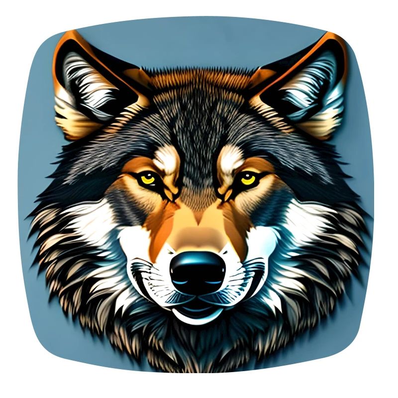 Standard Wolf portrait