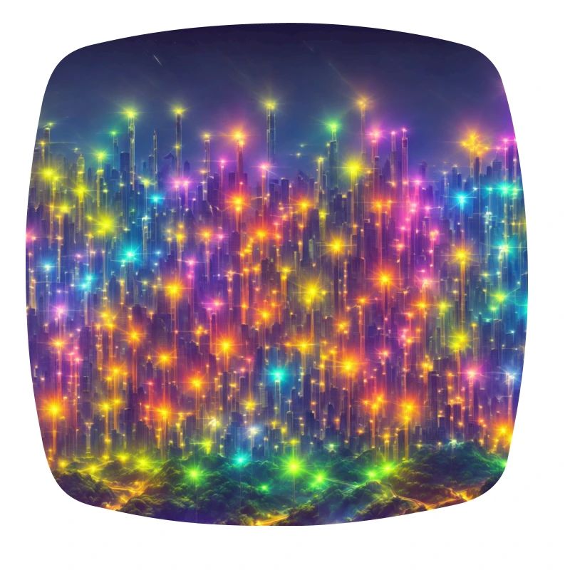 A technicolor skyline