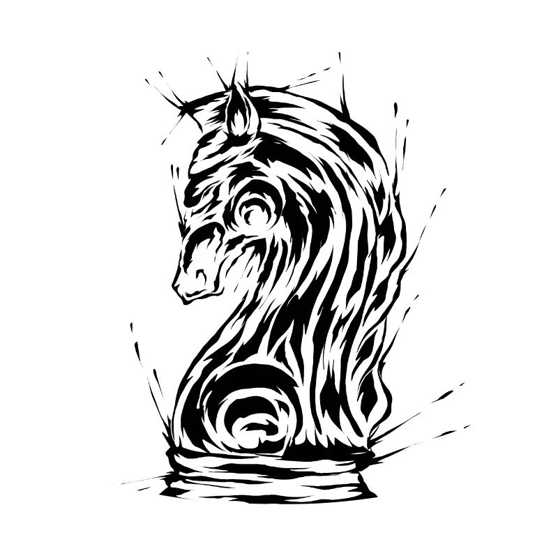 Schach Springer Schachfigur