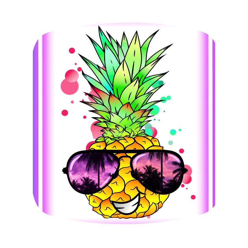 Pineapple Retro Neon Art