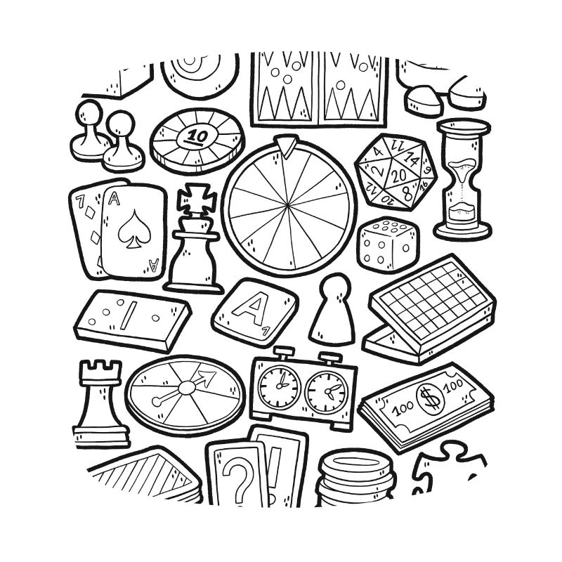 Brettspiele und Gesellschaftsspiele
