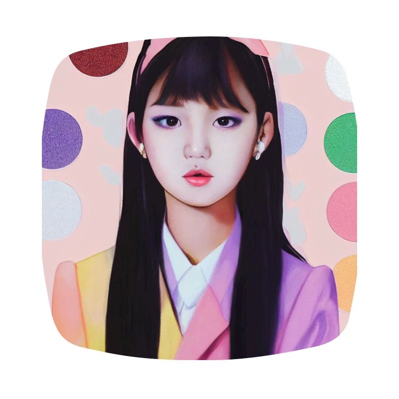 Mignonne K Pop Idol de Corée sur une photo d’école